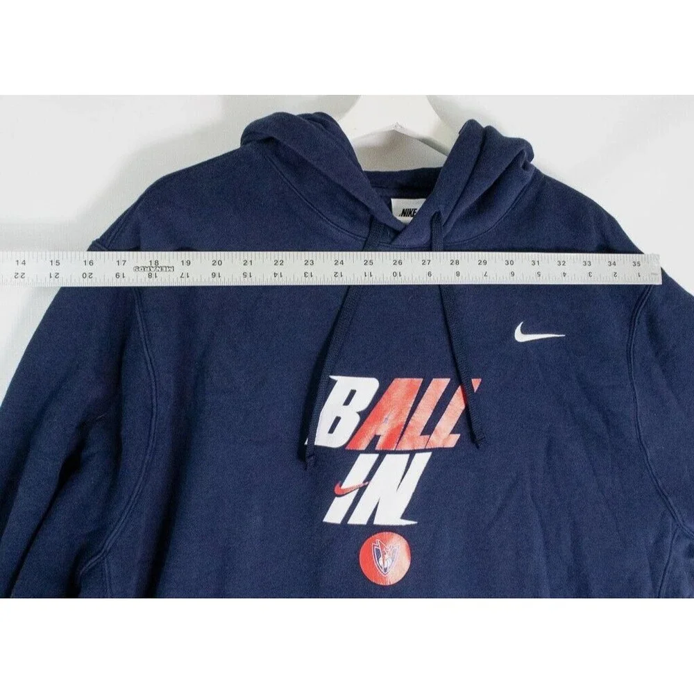 Y2K Nike Swoosh Manhattan Basketball Sweatshirt Adult Hoodie Men's Size XL